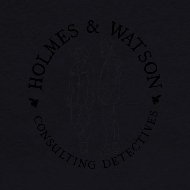 Holmes and Watson by puppaluppa